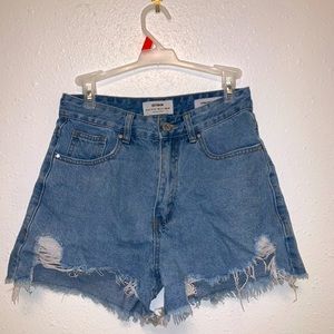 High rise cotton on shorts